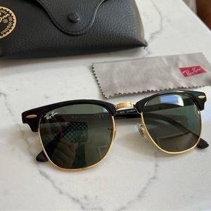 Authentic RAYBAN club master classic sunglasses
